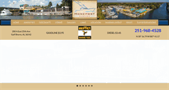 Desktop Screenshot of homeportmarina.net